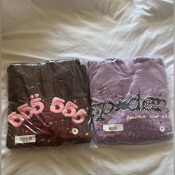 BROWN Sp5der Hoodie